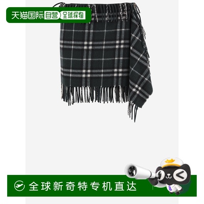 香港直邮BURBERRY 女士半身裙 8099714C1221 AW2024 红色 Embroid