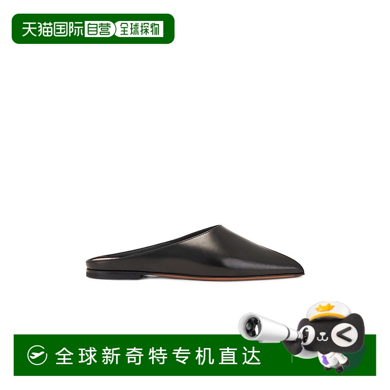 1h可退 香港直邮Alaia 女士 平底凉拖 3M088CK122 black黑色 舒适