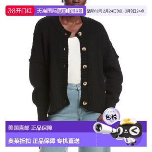 自营ANNA KAY Cashmere-Blend Cardigan - black 美国奥莱直发