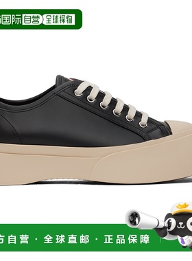 1h可退 香港直邮潮奢 Marni 玛尼 女士 黑色 Nappa Leather Pablo