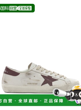 1h可退 香港直邮GOLDEN GOOSE 男士 白色山羊皮运动鞋 GMF00101F0