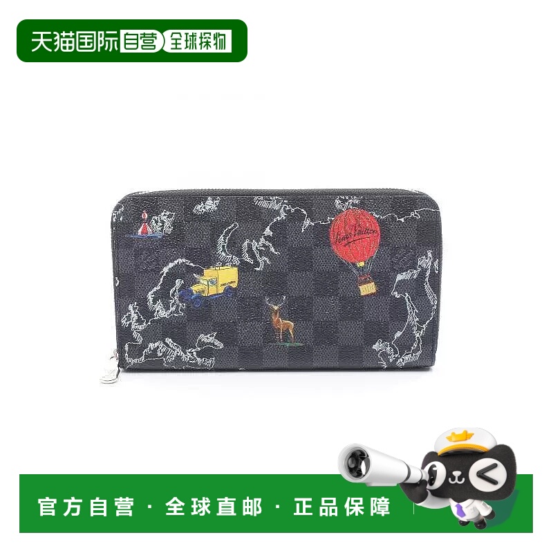 1h可退 日本直邮中古LV路易威登男A级95新Zippy Organizer涂层/防