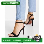 香港直邮ASOS 高跟凉鞋 女士 barely 1h可退 设计宽版 Neva there