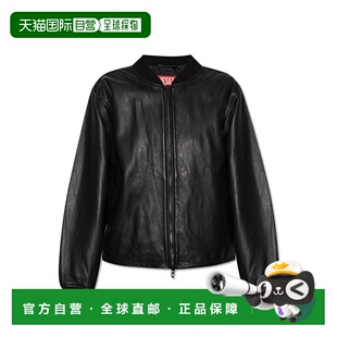 香港直邮DIESEL女士夹克LILYANA168010PFAH9XX新款皮衣皮夹克