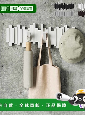 日本直邮umbra 挂钩壁挂 Stick Multi Hook 黑色白色灰色棕色黑 2