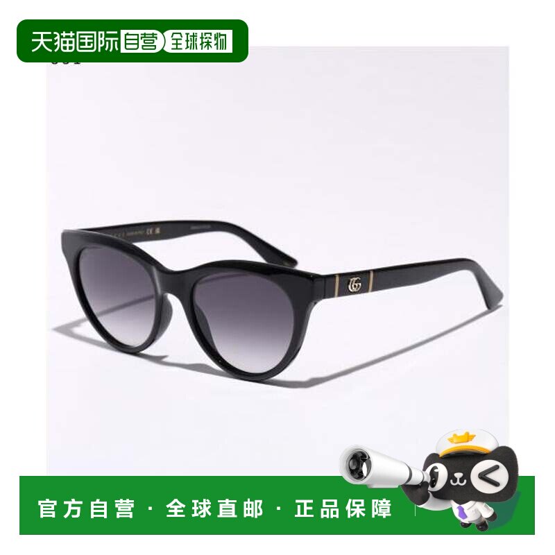 日本直邮GG 太阳镜 波士顿型 配色黑灰古驰配饰眼镜