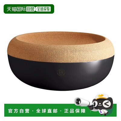 自营 Emile Henry 大型食物储存碗，14.1 英寸 - 松露 美国奥莱直