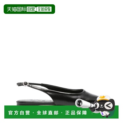 1h可退 香港直邮aeyde 女士 DANI 纳巴革黑色平底鞋 A11FLMNLR08F