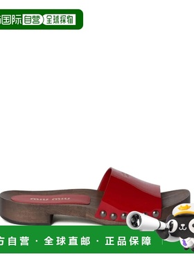 香港直邮MIU MIU 女士凉鞋 5Z425EFA030069F0011ROSSO-0 AW2025