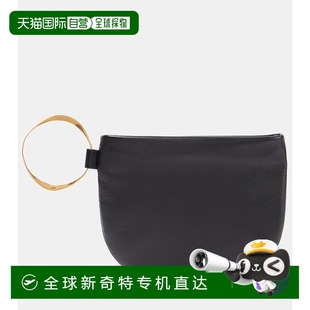香港直郵The 000954 Geo 皮革手包 女士 black黑新款 1h可退 Row