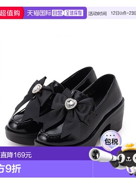 【日本直邮】cst&p女士时尚休闲鞋黑色高跟轻便潮流经典耐磨单鞋