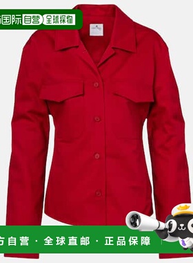 1h可退 香港直邮Courreges 女士 徽标衬衫 red红色 舒适时尚