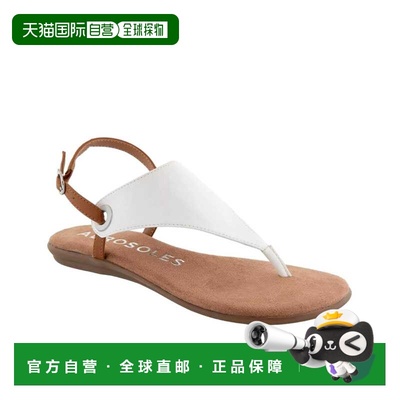 自营Aerosoles In Conchlusion Thong Sandal White / Cognac  IN