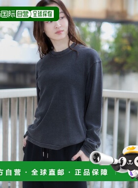 1h可退 日本直邮WEGO男装 长袖waffle纹理 纯色宽松T恤 WE26SP01M