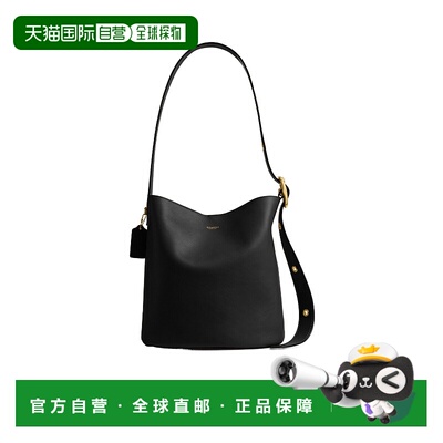 香港直邮COACH 女士斜挎包 CCC23B4BK AW2025 黑色 Bleecker 水桶