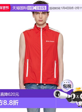 香港直邮Palm Angels 棕榈天使 男士 红色 Classic 马甲 PMEA217C