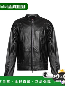 香港直邮DIESEL男士夹克LKRIXYA168660EPAU9XX皮夹克