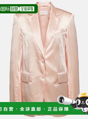 1h可退 香港直邮Sportmax 斯宝麦斯 女士 Volante 缎面西装外套