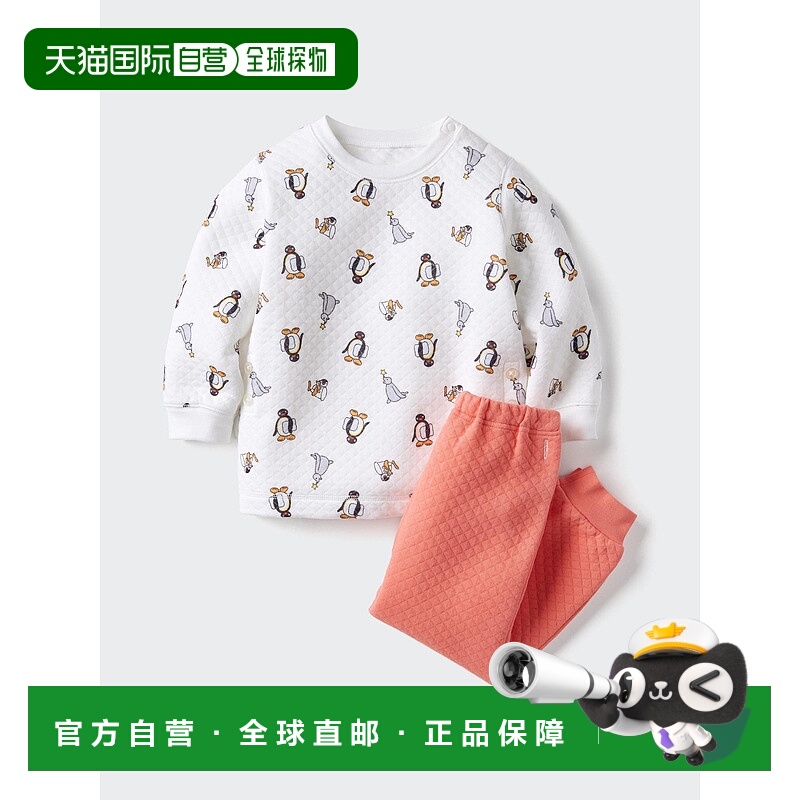 日本直邮Uniqlo Clay Animation 企鹅绗缝睡衣 478441优衣库上衣