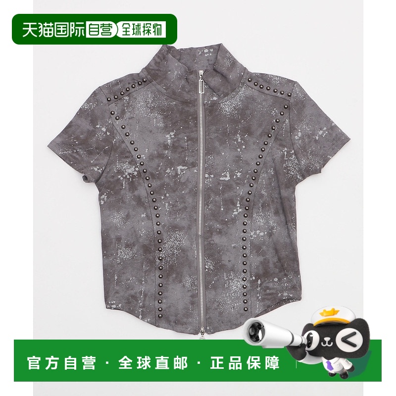 1h可退 日本直邮Figments 男女同款 复古风金属拉链套头针织衫 FG
