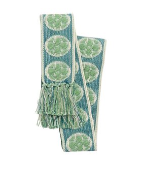 VALENTINO 女士围巾 WEN00BAZN0AA SS2025 绿色 流苏围巾