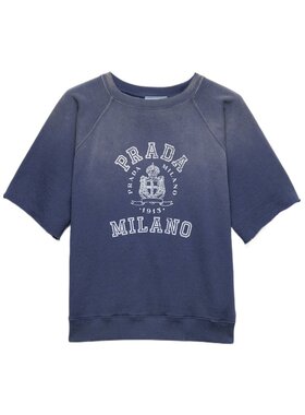 PRADA 女士T恤 13573016VZSOOOF0124 SS2025 蓝色