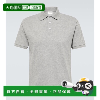 1h可退 香港直邮Saint Laurent 圣罗兰 男士 Cassandre 棉混纺凸T