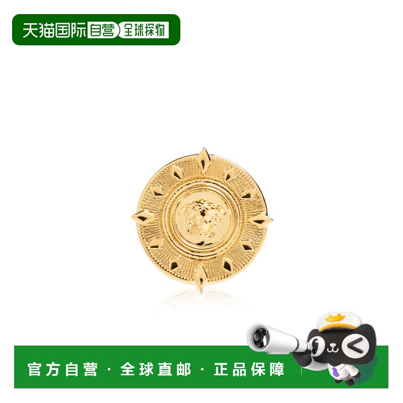 香港直邮VERSACE 男士戒指 10256081A006203J330  AW2026金色配饰