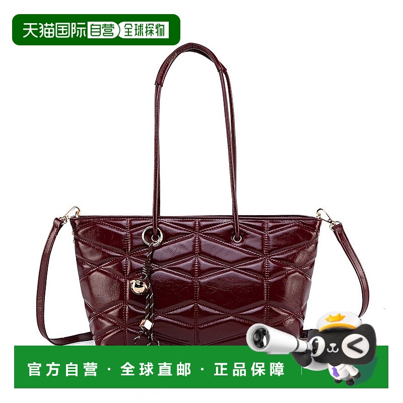 自营mia k collectionKaren Women’s Tote Bag by Mia K - wine