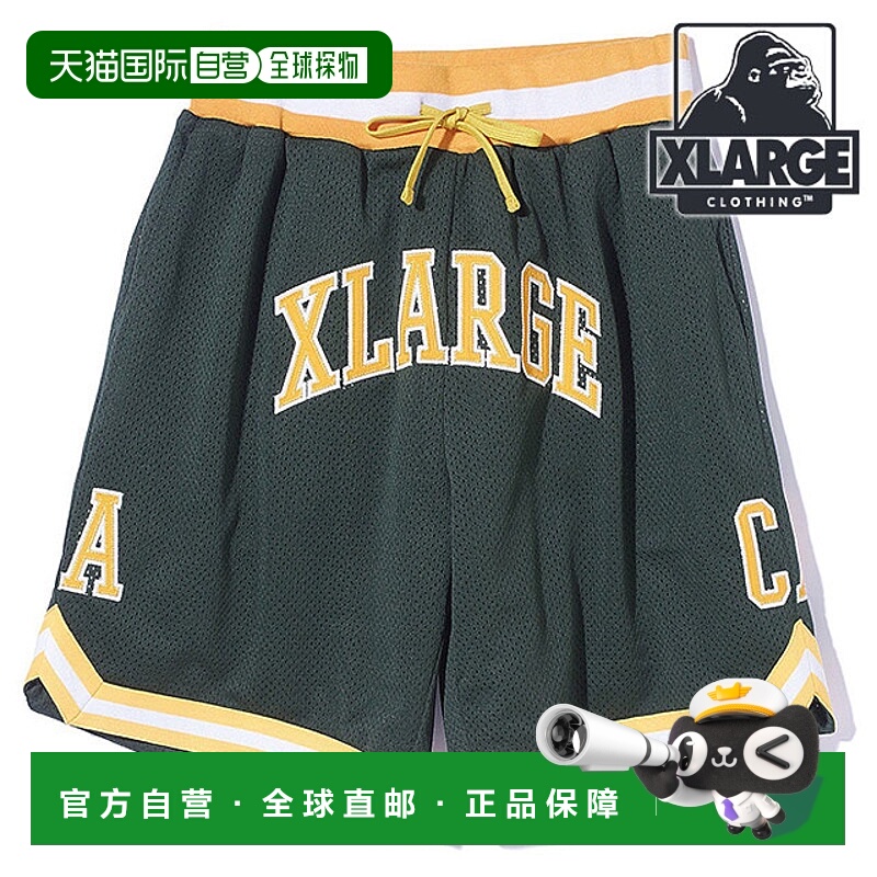 日本直邮XLARGE 篮球短裤 [101252031016 SU25] 篮球短裤 男士加