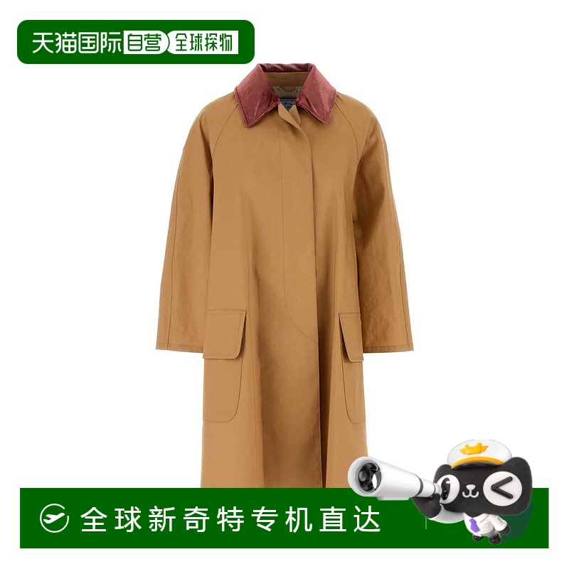 1h可退 香港直邮PRADA 女士围巾 292279SOOO85HF0151 SS2025 橙色