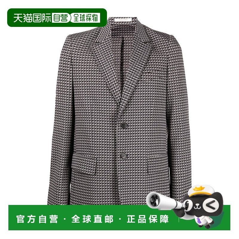 【99新未使用】香港直邮Valentino 单排扣西装外套 1V3CEE108K8