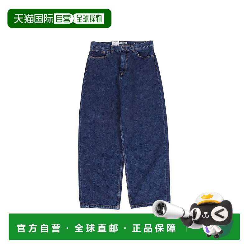 自营欧洲直邮Carhartt Brandon系列女士复古蓝棉质拉链门襟牛仔裤