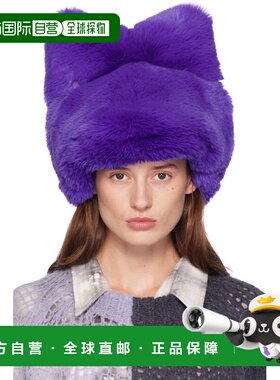 1h可退 香港直邮潮奢 Acne Studios 艾克妮 女士 紫色 Fluffy Bow