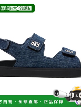 香港直邮Givenchy 纪梵希 女士 蓝色 4G Strap 凉鞋 BE3087E2BP