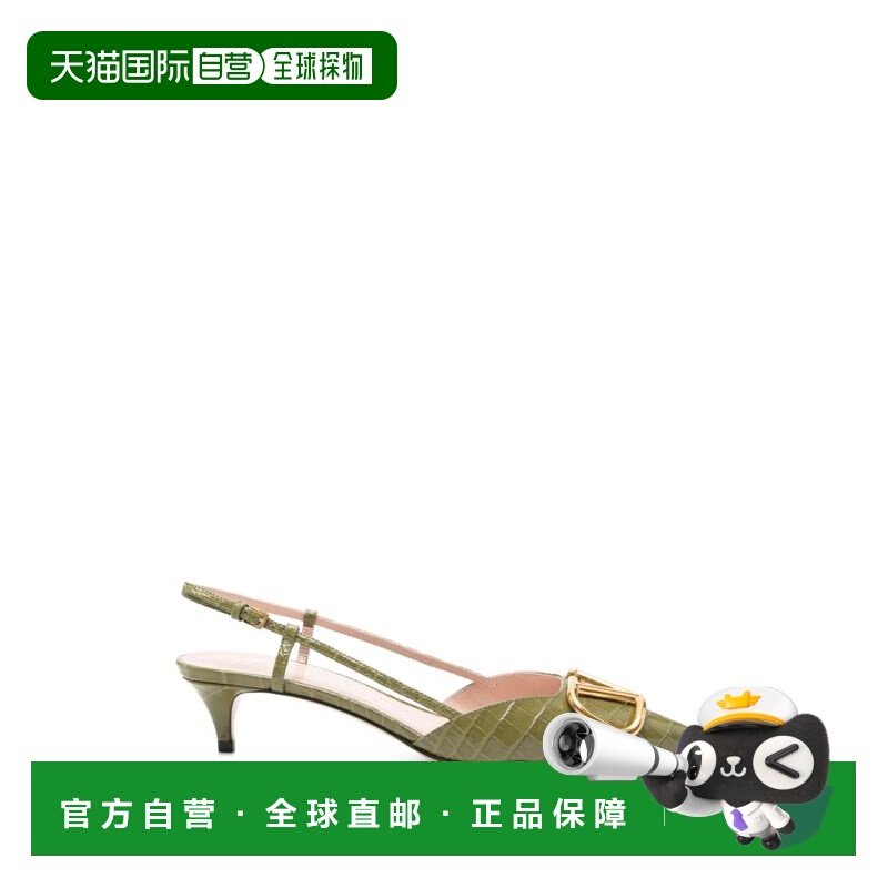 1h可退 香港直邮valentino 华伦天奴 女士 Garavani 鞋跟绿色高跟,女鞋,浅口单鞋,淘宝优惠券,粉丝福利购,淘宝优惠卷