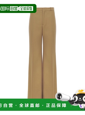 香港直邮Chloe 腰带环休闲裤 CH25SPA06299阔腿裤西装裤