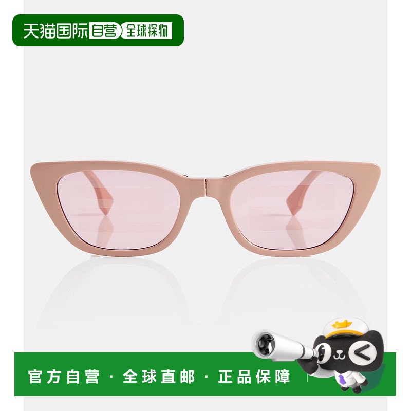 1h可退 香港直邮Fendi 芬迪 女士 可折叠醋纤太阳眼镜 pink粉色