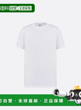香港直邮DIOR 迪奥 男士 T恤 413J650C086 white白色 舒适时尚