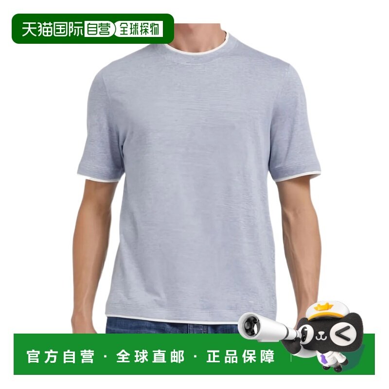 欧洲直邮brunello cucinelli 男士 上装T恤短袖,男装,T恤,淘宝优惠券,粉丝福利购,淘宝优惠卷