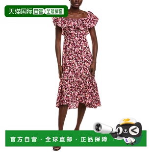 自营Laundry by Shelli Segal Sweetheart Midi Dress - pink 美