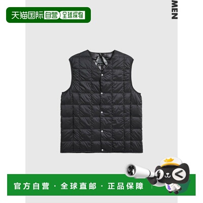 日本直邮TAION 内层羽绒背心男女尺码齐全时尚可爱轻盈舒适白色鸭