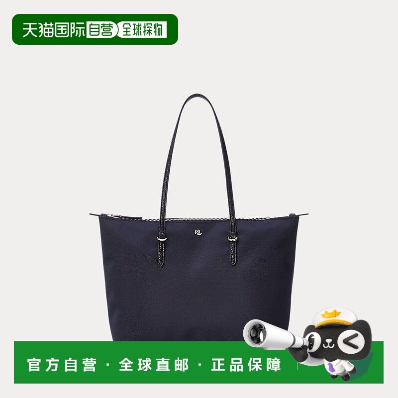 自营欧洲直邮RalphLauren拉夫劳伦 LaurenKeaton 中号尼龙手提包
