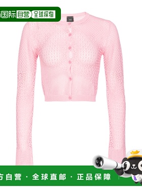 香港直邮PINKO 女士针织衫 104640A2EBP31 SS2026 粉红色 长袖针