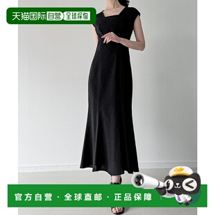 日本直邮JUNOAH 亚麻质感无袖连衣裙 [JU5602EW007333]长裙