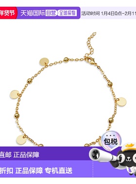 自营 savvy cie jewels吉普赛月亮脚链 黄色 美国奥莱直发