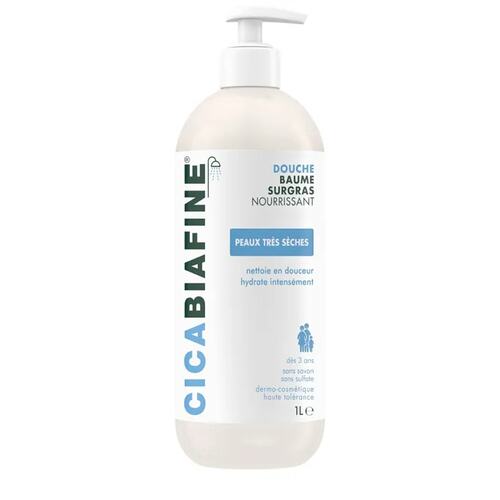 Biafine/比亚芬滋养修护沐浴乳1000ml 3岁以上儿童可用1-2瓶