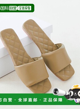 日本直邮Menue 绗缝平底跟凉鞋 ME8623BW01926