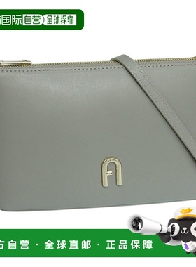 日本直邮Furla 女士 Diamante XL 迷你包灰色皮革WE00615BX336332
