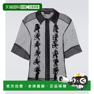 蒙娜 Rocha 罗莎 男士 饰透视真丝 1h可退 花朵装 香港直邮Simone